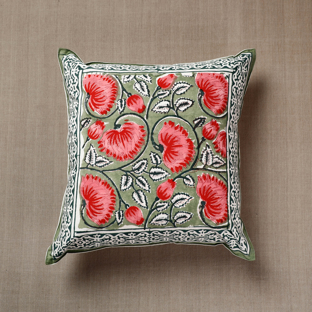 Block Printed Cushion Cover