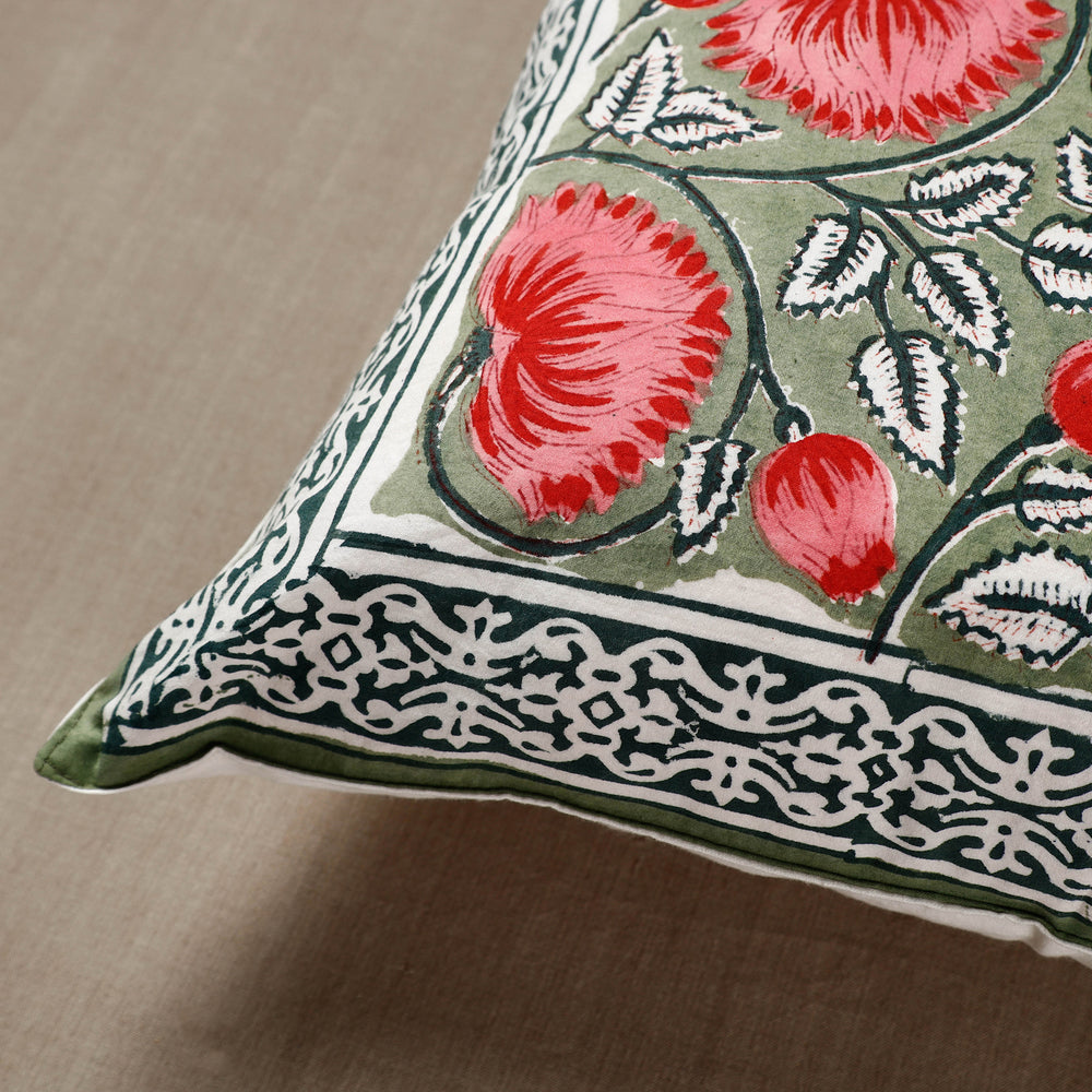 Block Printed Cushion Cover