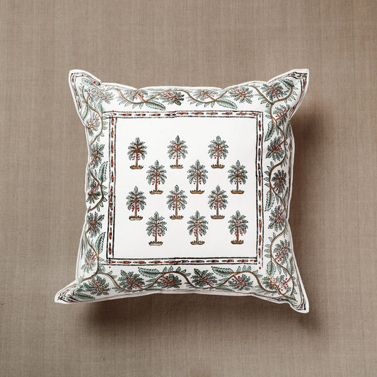 Sanganeri Block Printed Cushion Cover