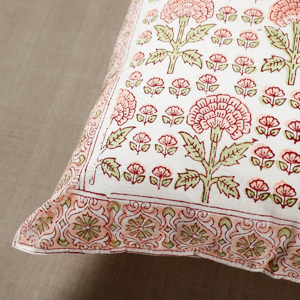 Block Printed Cushion Cover 