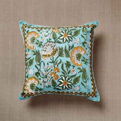 Sanganeri Block Printed Cushion Cover