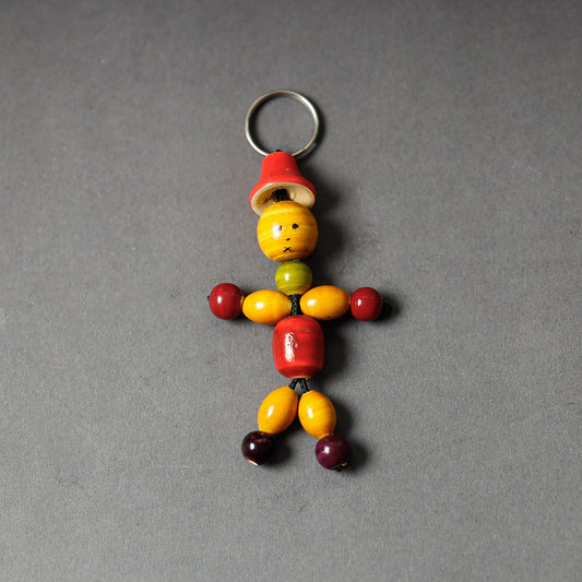 Channapatna Handcrafted Wooden Keychain
