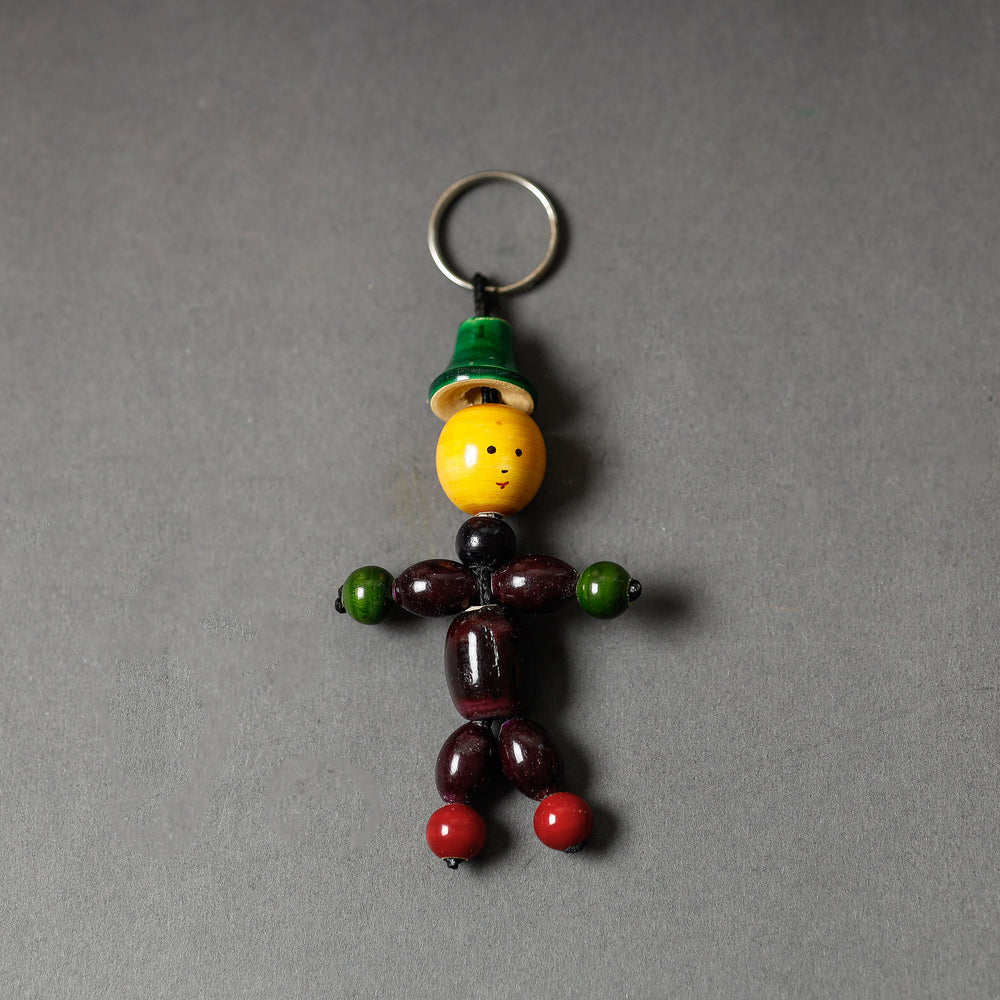 Channapatna Handcrafted Wooden Keychain