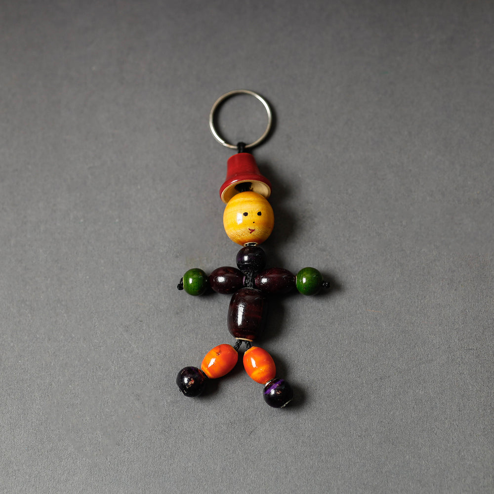 Channapatna Handcrafted Wooden Keychain