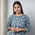 Buy Sanganeri Block Printed Cotton Long Kurta Online l iTokri.com