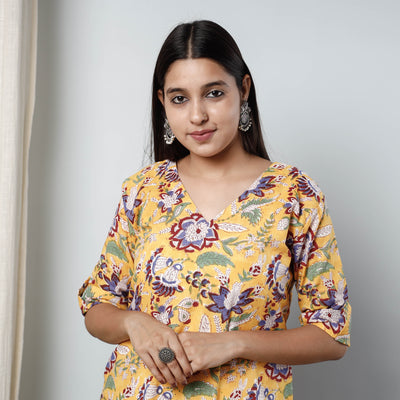 Sanganeri Block Printed Kurta