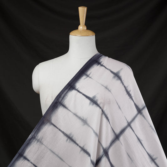 Black - Shibori Tie-Dye Pure Cotton Fabric
