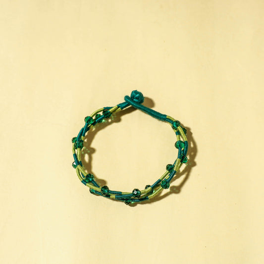 Handcrafted Patwa Thread & Beadwork Bracelet