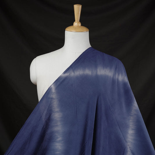 Blue - Shibori Tie-Dye Pure Cotton Fabric