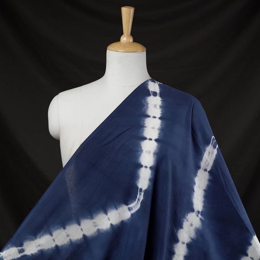 Blue - Shibori Tie-Dye Precut Cotton Fabric (2.5 meter)