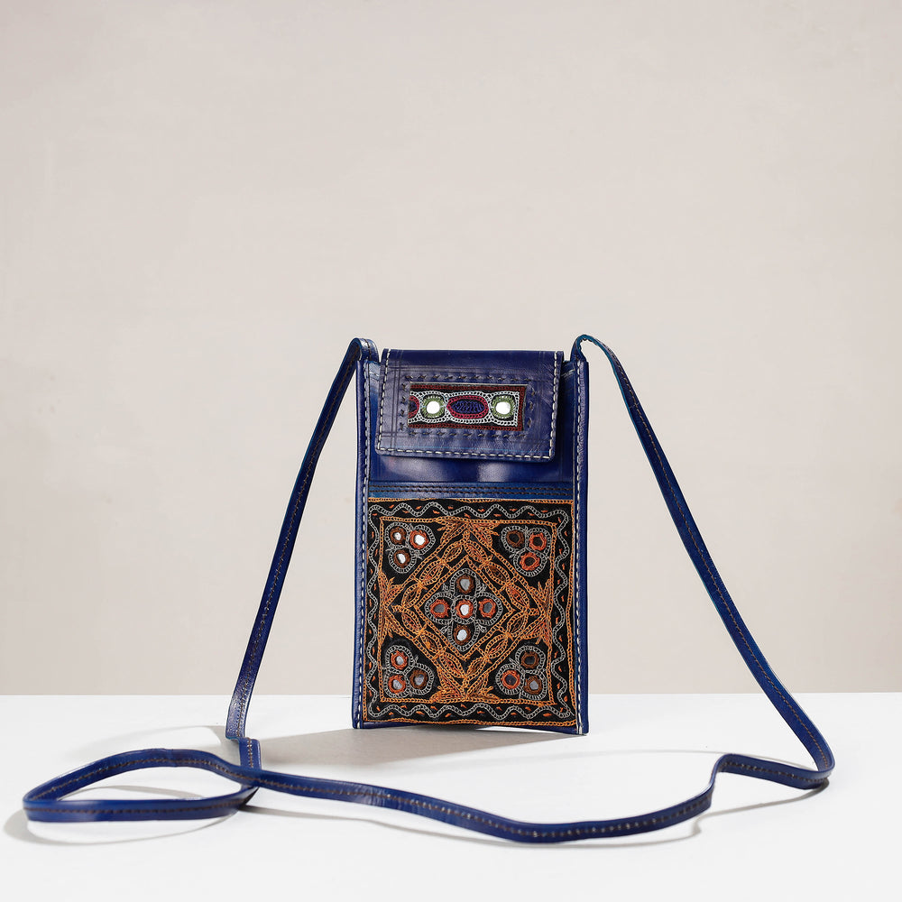 embroidery mobile sling bag 