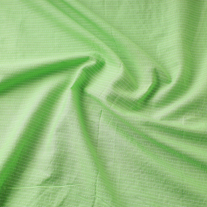 Neon Green - Prewashed Kantha Stitch Cotton Fabric