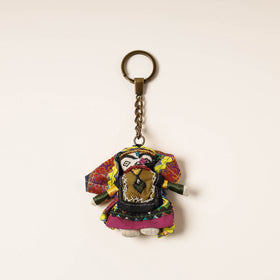  Kutch Embroidered Handmade Doll Keychain 