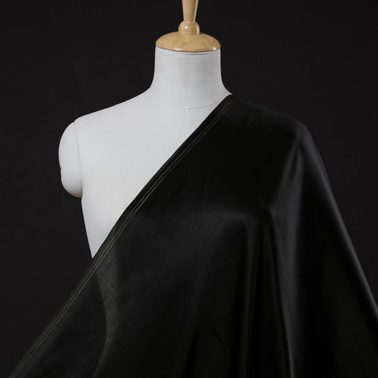 Black - Plain Pure Modal Silk Fabric 07