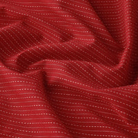 Maroon - Prewashed Running Stitch Cotton Fabric