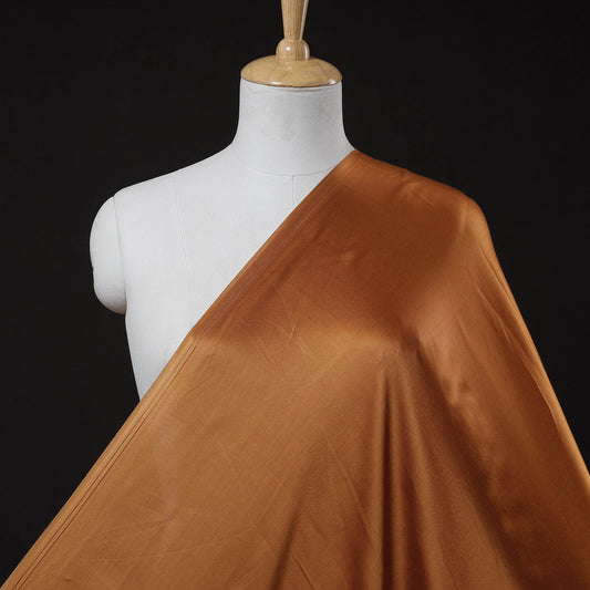 Bronze Brown Pure Modal Silk Plain Fabric