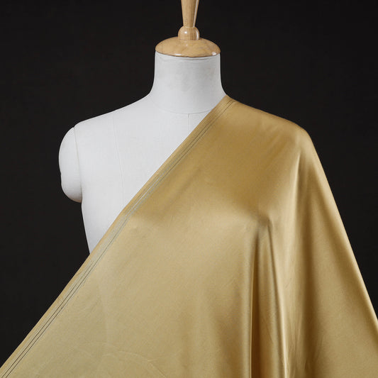 Beige - Light Brown Khaki Pure Modal Silk Plain Fabric