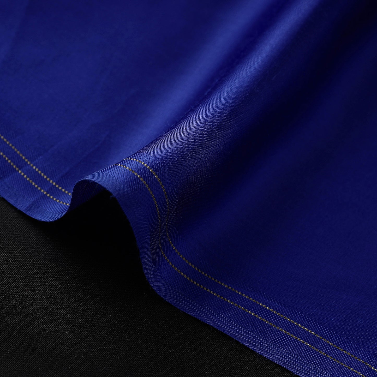 Dark Blue Pure Modal Silk Plain Fabric