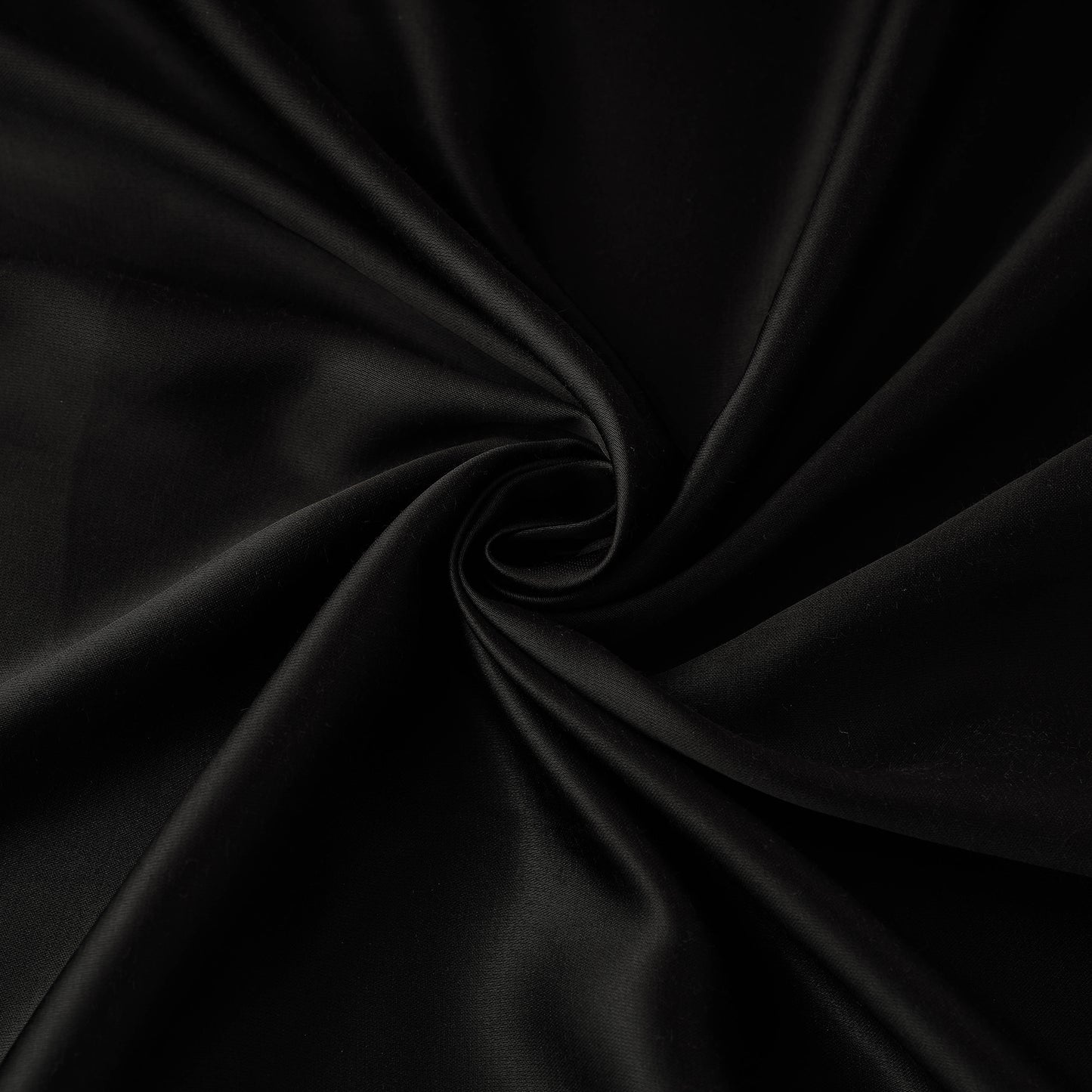 Black - Plain Pure Modal Silk Fabric 07