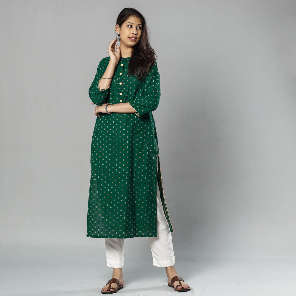 Jacquard kurta 