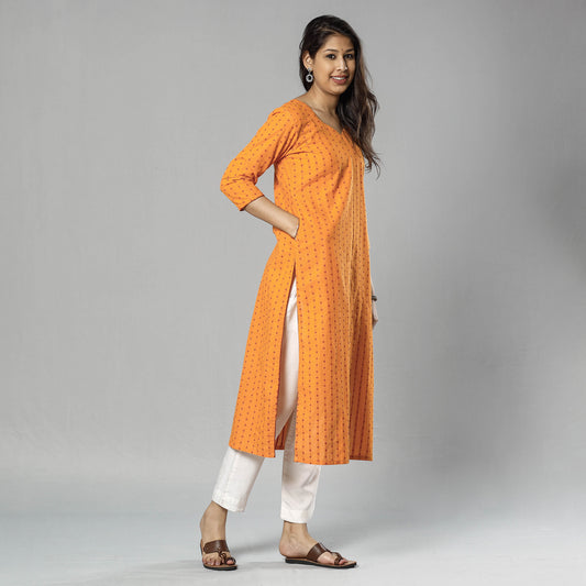 jacquard kurta