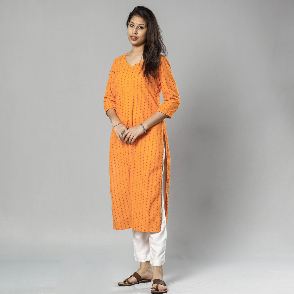 jacquard kurta