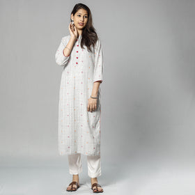 Jacquard Cotton Kurta