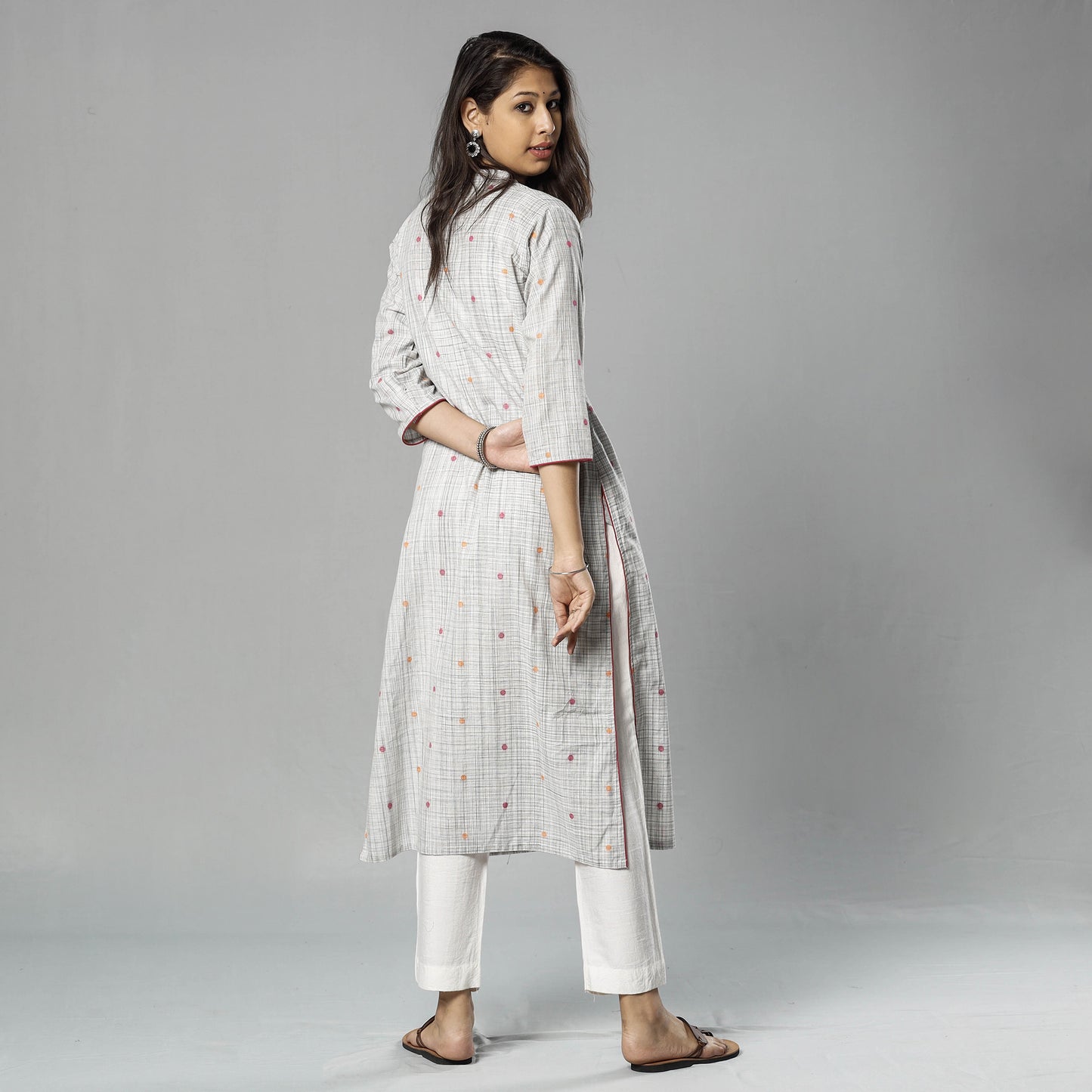 Jacquard Cotton Kurta
