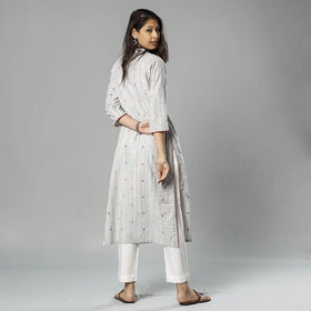 Jacquard Cotton Kurta