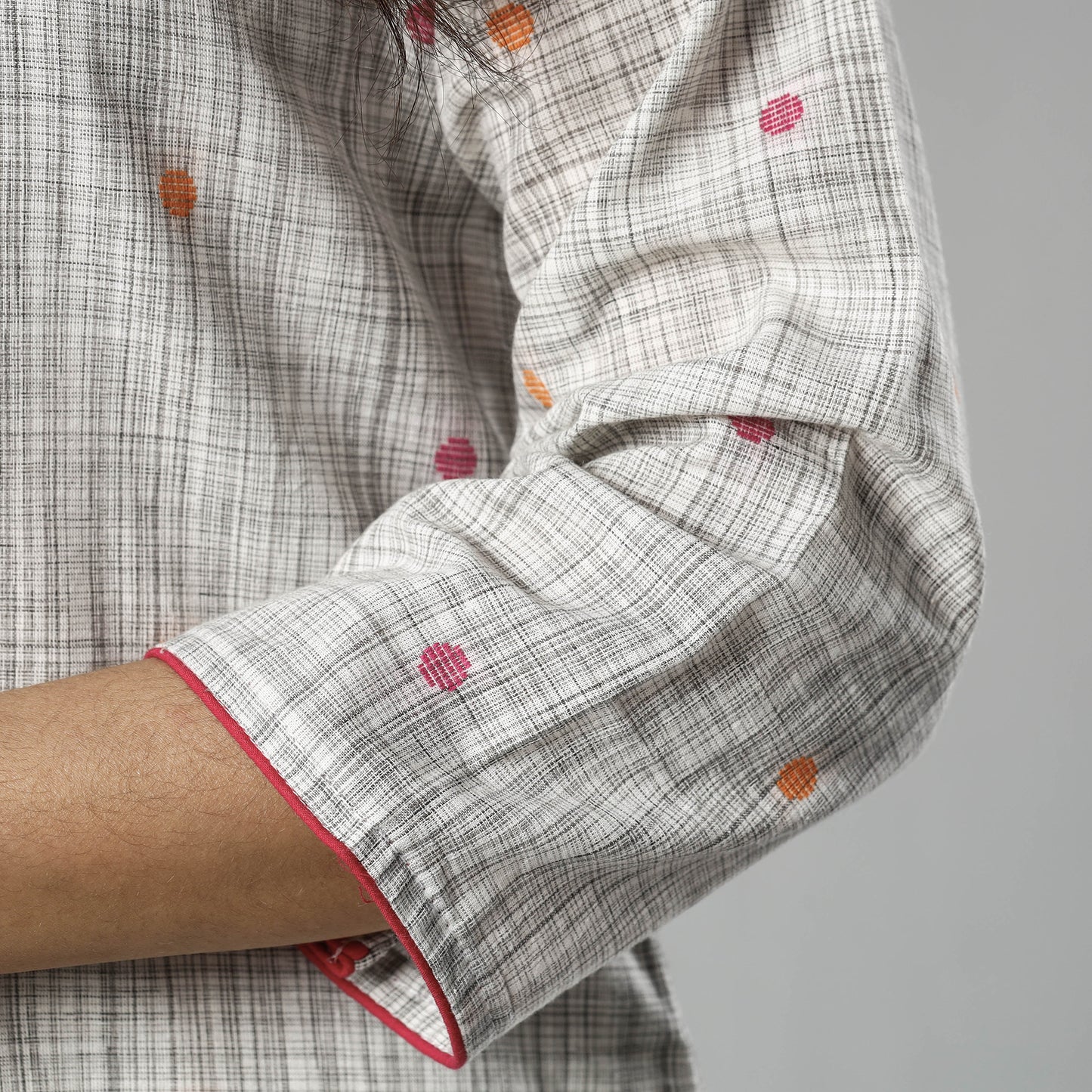 Jacquard Cotton Kurta