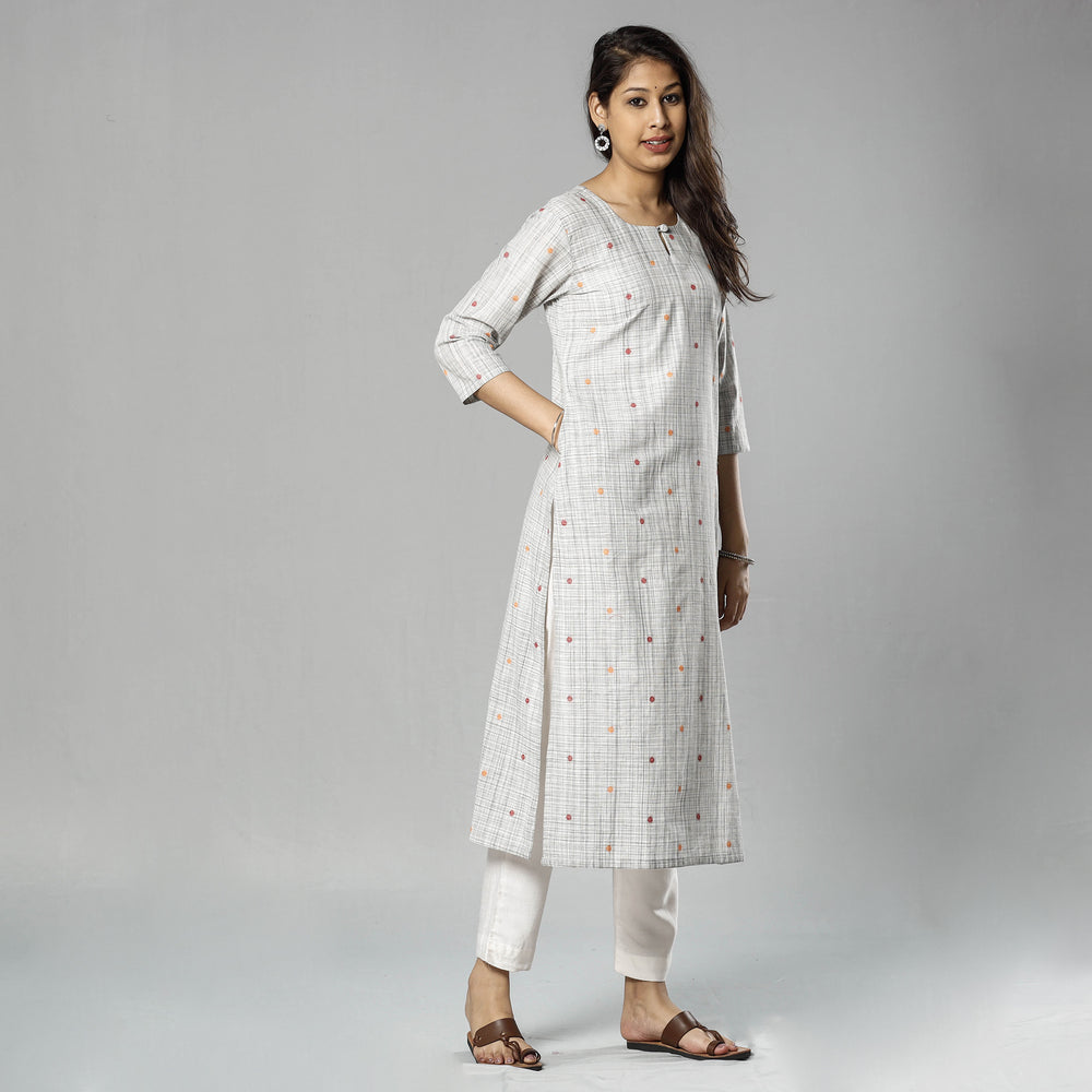 jacquard kurta