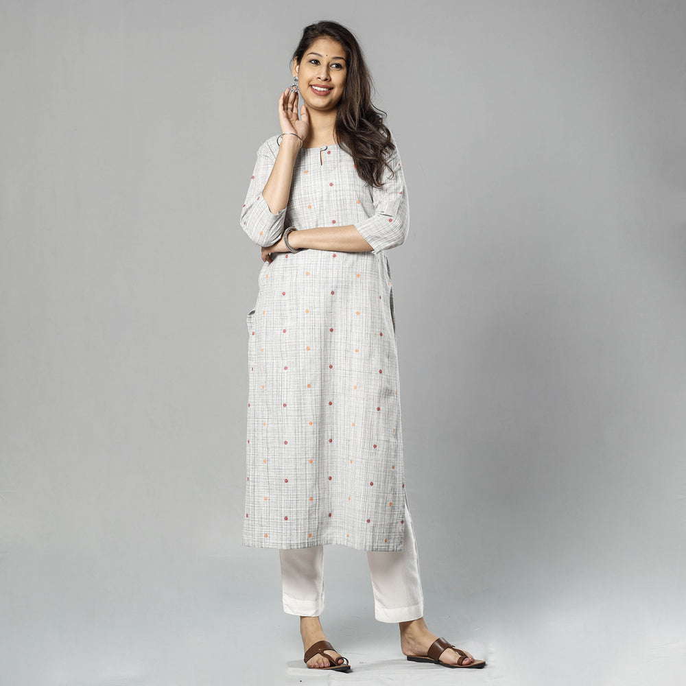 jacquard kurta