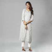 jacquard kurta