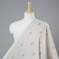 White - Jacquard Prewashed Cotton Fabric 18