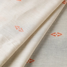 White - Jacquard Prewashed Cotton Fabric 18