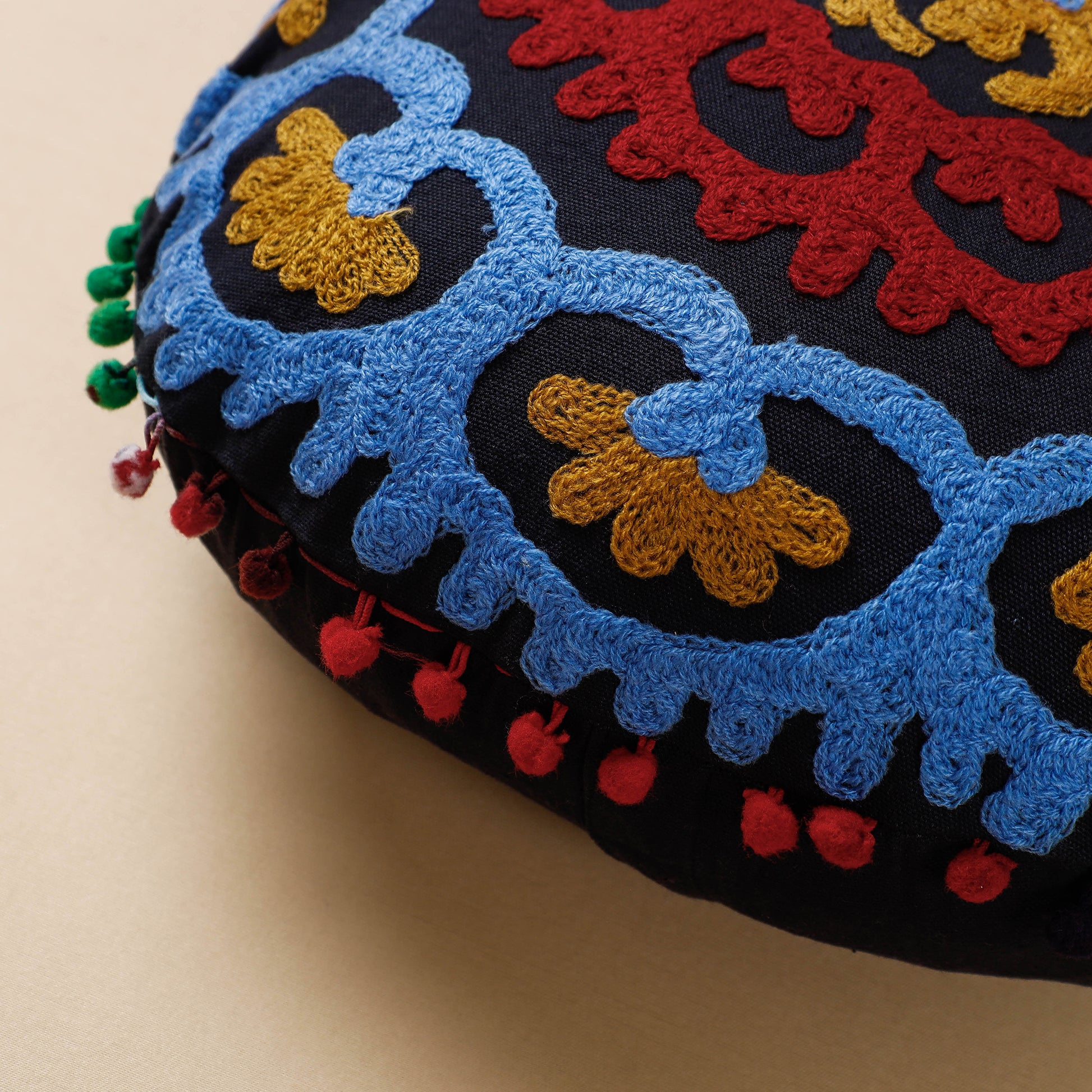  Suzani Embroidery Cushion Cover 