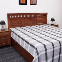 plain double bed cover