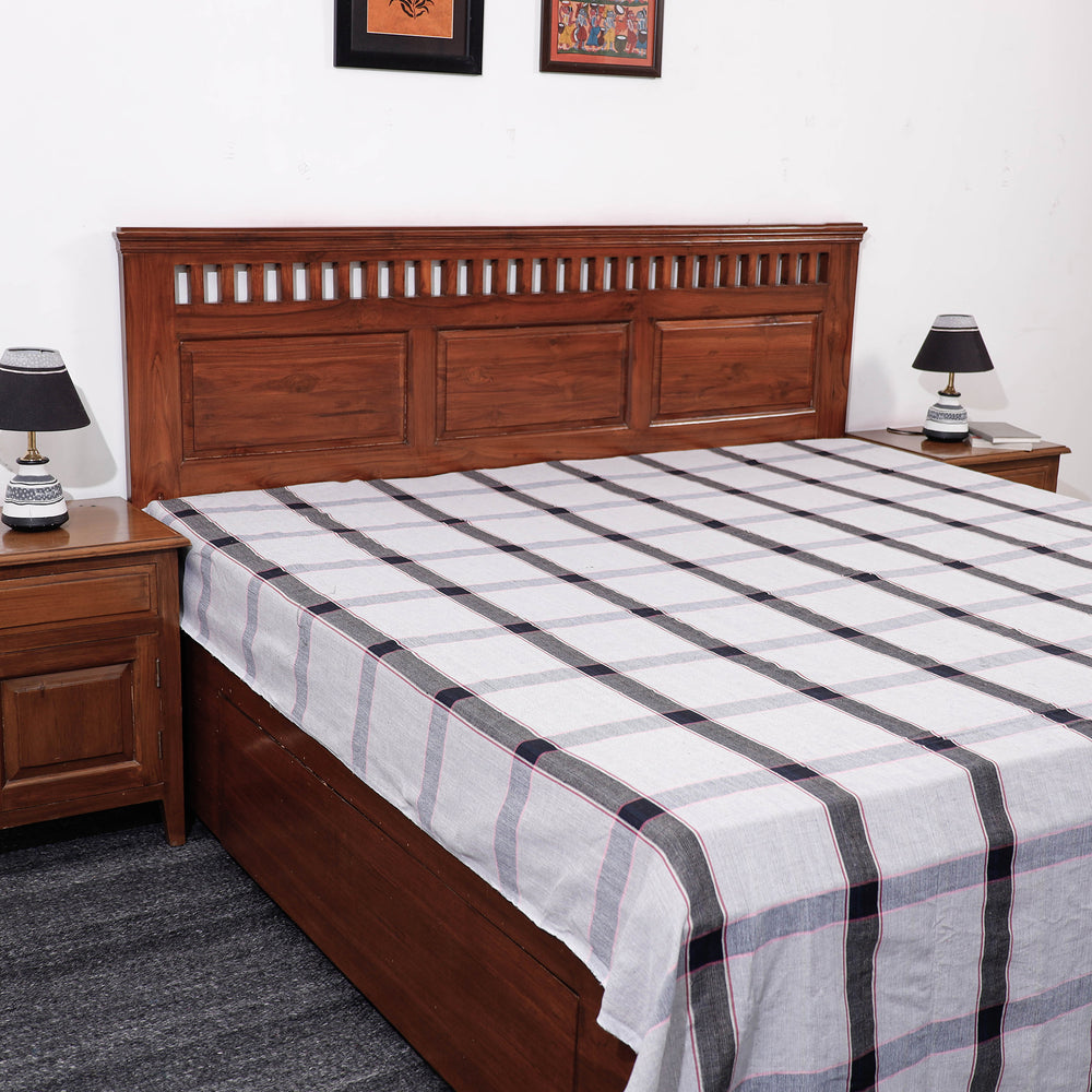 plain double bed cover