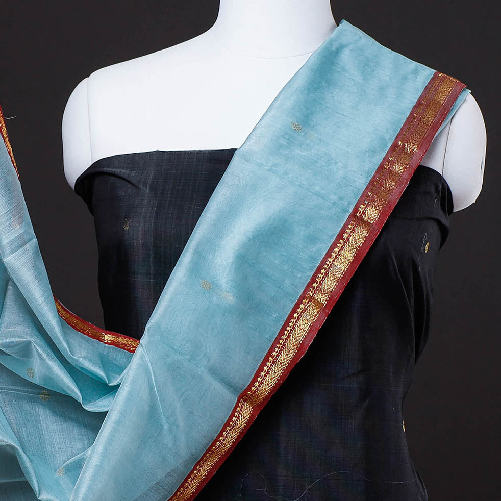 chanderi silk dress material