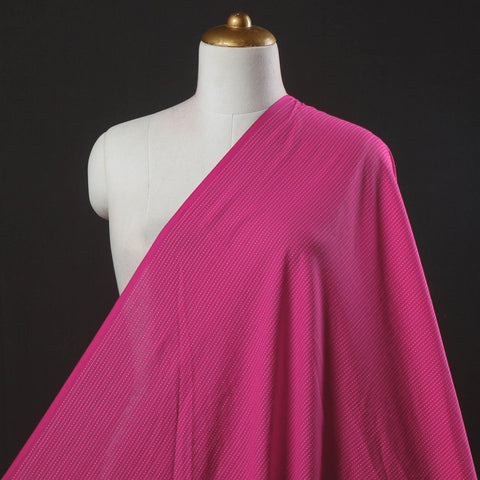 Pink - prewashed running stitch cotton fabric 22