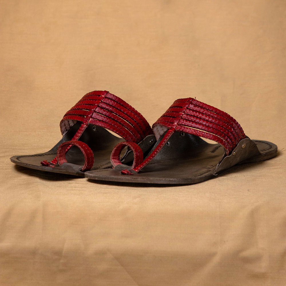 kolhapuri leather slippers