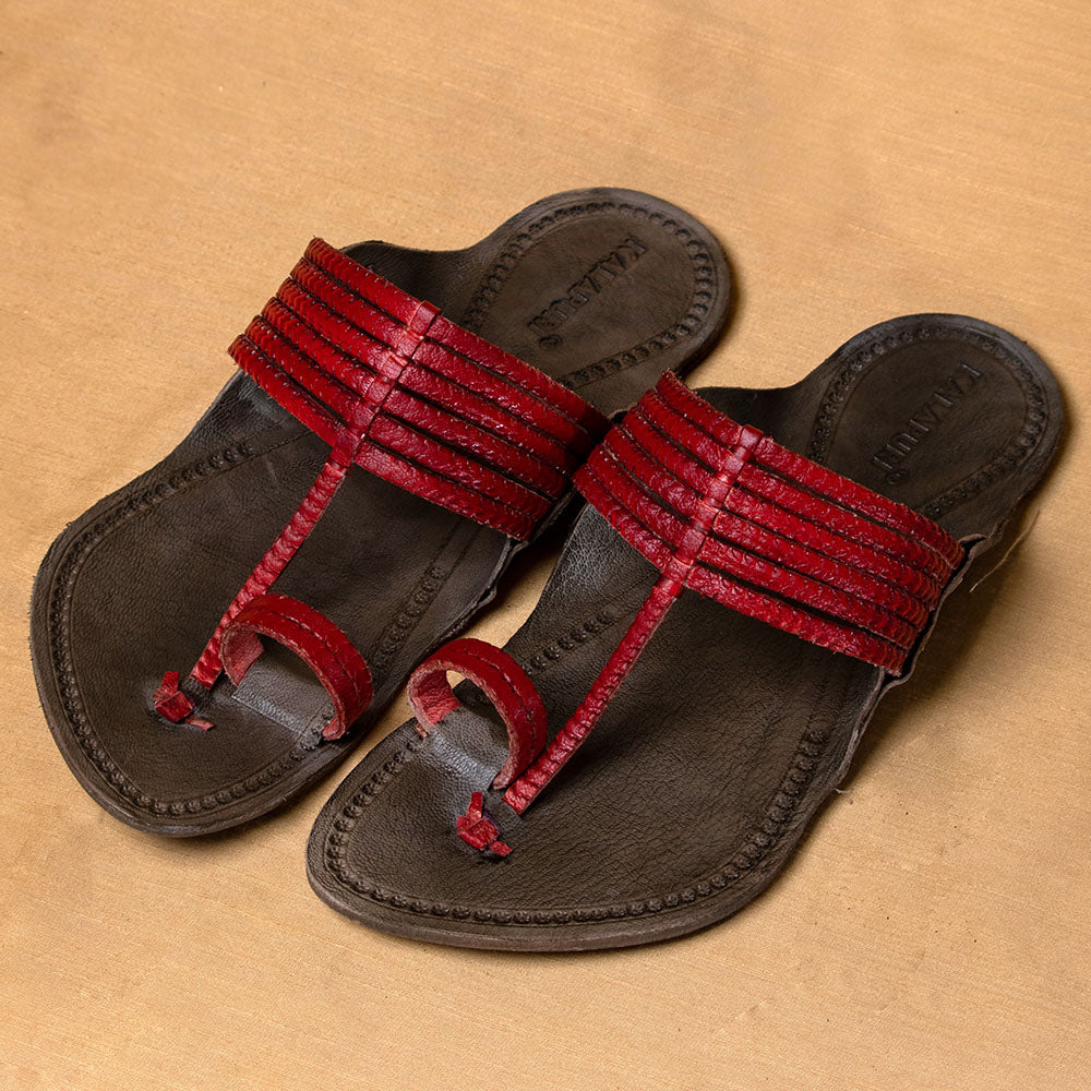 kolhapuri leather slippers