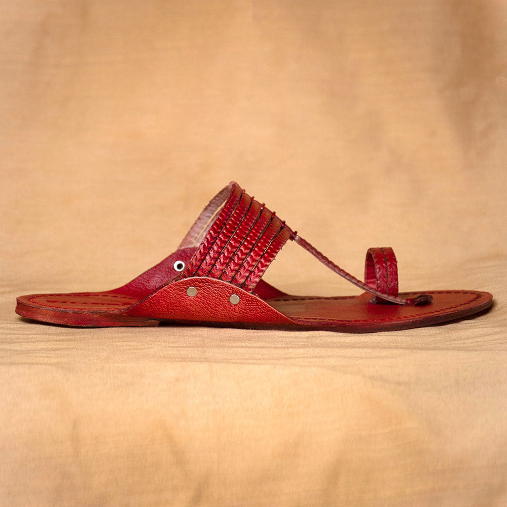 kolhapuri leather slippers