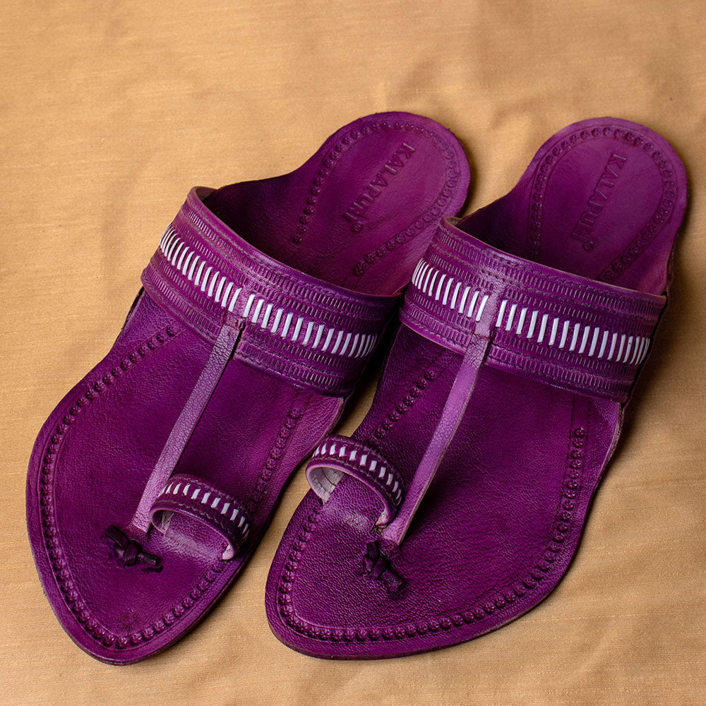 kolhapuri leather slippers