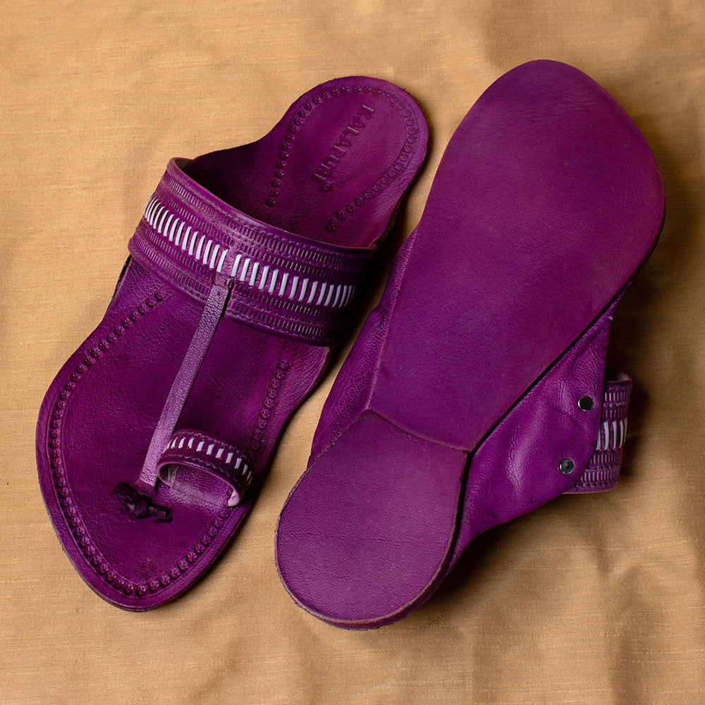 kolhapuri leather slippers