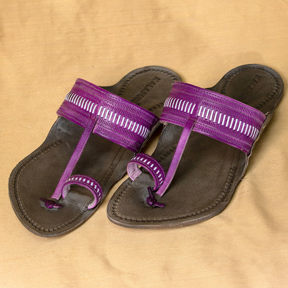 kolhapuri leather slippers