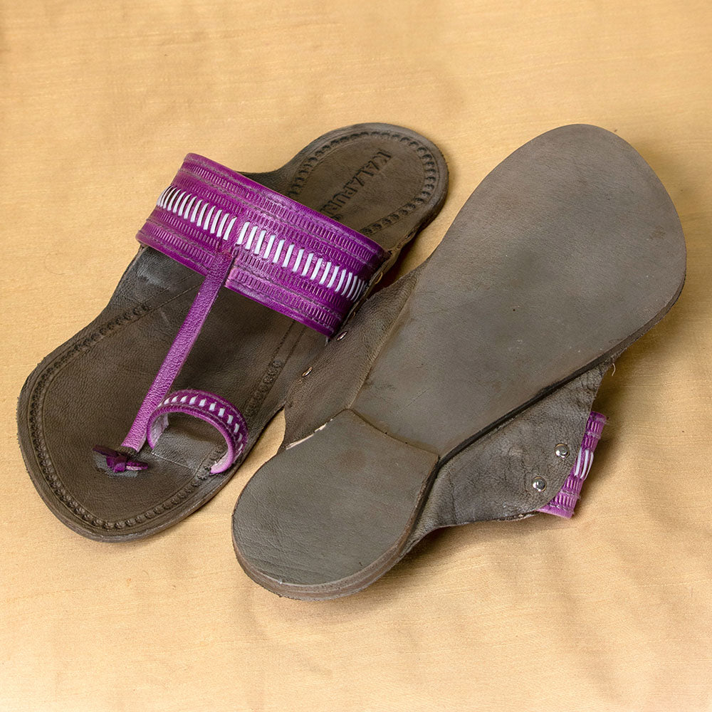 kolhapuri leather slippers