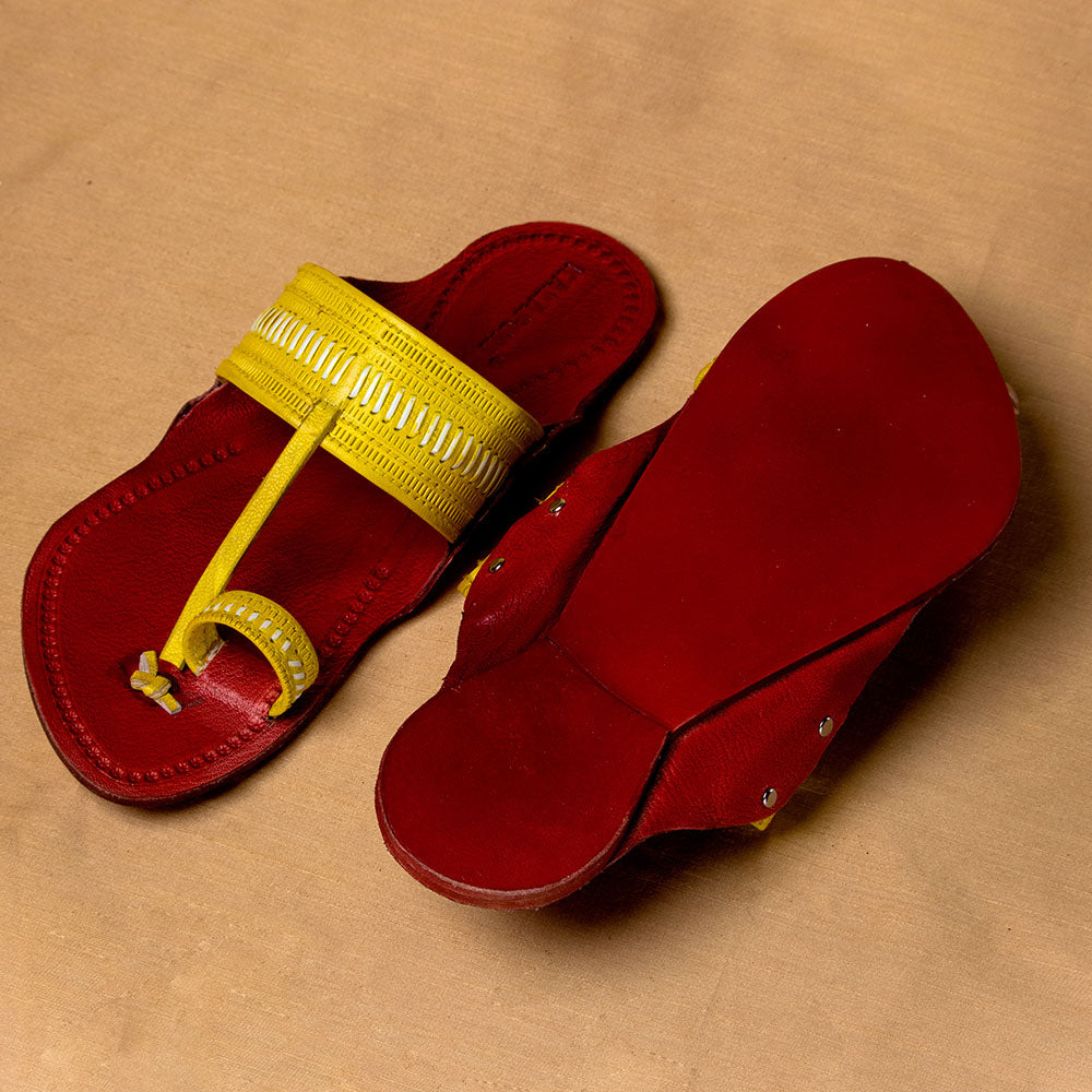 kolhapuri leather slippers