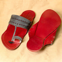 kolhapuri leather slippers