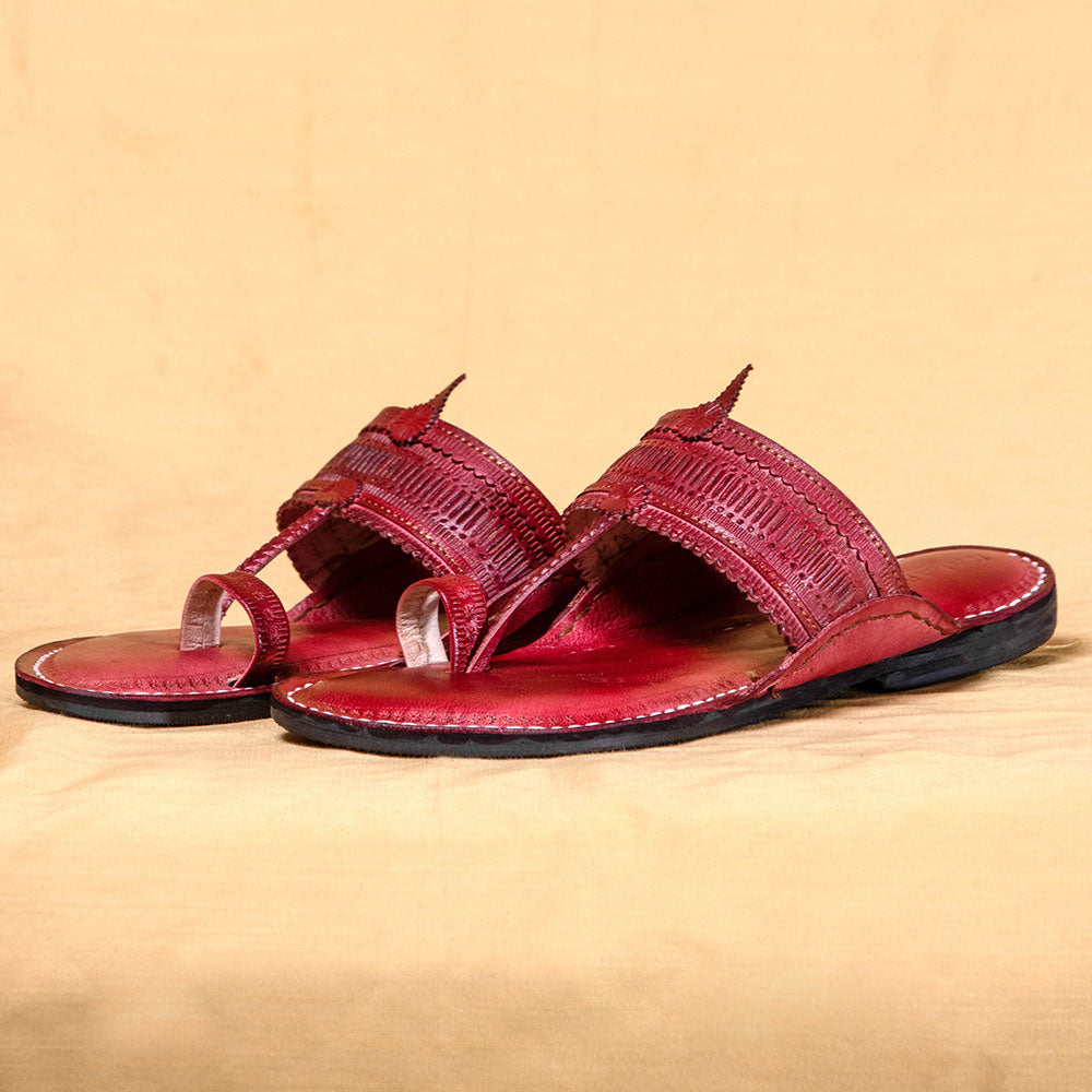 kolhapuri leather slippers